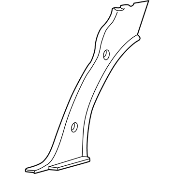 Ford 3W1Z-5431012-BAC Lower Quarter Trim, Passenger Side