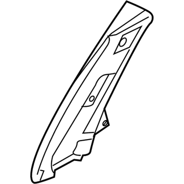 Ford 8S4Z-6324356-AA Lock Pillar Trim