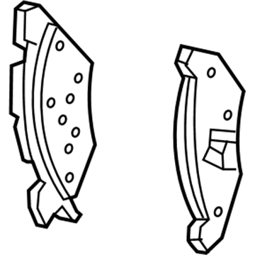 Lincoln Brake Pads - 1U2Z-2V200-KA