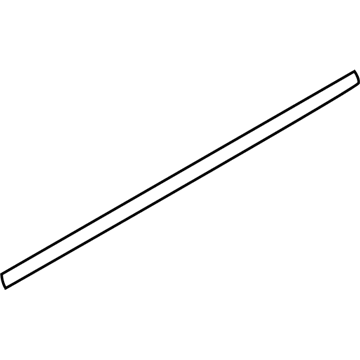 Ford 8A8Z-74255A60-A Upper Molding, Rear Passenger Side