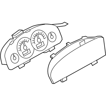 2008 Ford Escape Instrument Cluster - 8M6Z-10849-N
