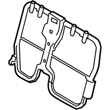 Ford BB5Z-78613A39-B Seat Back Frame, Rear Driver Side