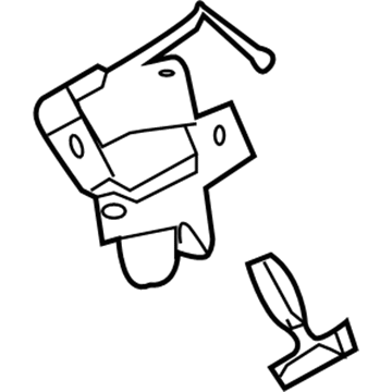 Ford DR3Z-5443200-A Lock, Rear
