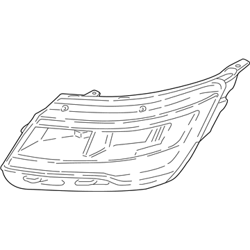 2018 Ford Police Interceptor Utility Headlight - JB5Z-13008-T