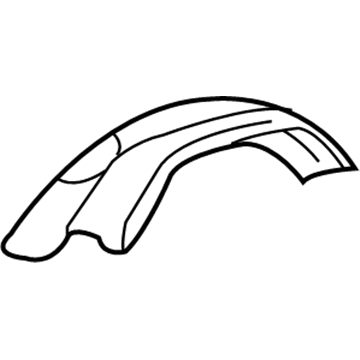 Ford F81Z-9927886-AA Wheelhouse Panel, Rear Passenger Side
