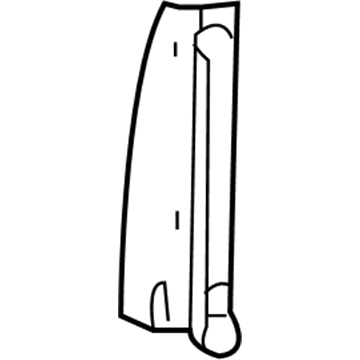 Ford F81Z-9941038-AA Rear Pillar, Passenger Side