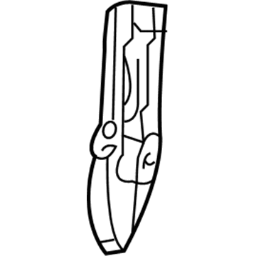 Ford F81Z-9941057-AA Tie Down Hook Reinforcement, Rear Driver Side