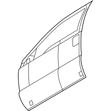 Ford 7C3Z-2520200-A Outer Panel, Front Passenger Side