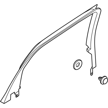 Ford Door Moldings - LJ6Z-7800014-AE
