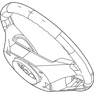 Mercury Steering Wheel - 9E5Z-3600-DG