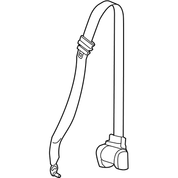 Ford CK4Z-14611B68-CA Lap & Shoulder Belt, Rear Outer