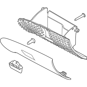 Mercury AE5Z-54060T10-AA Glove Box Assembly