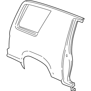 Ford F5TZ9827841A Quarter Panel, Rear Driver Side