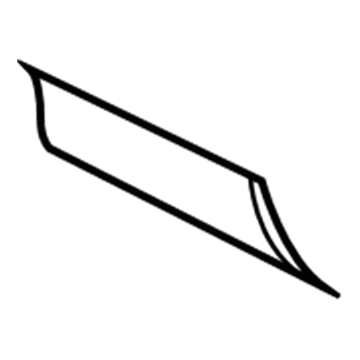 Ford F5TZ-7829038-CB Body Side Molding, Rear Passenger Side