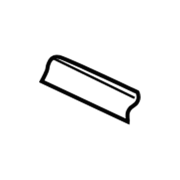 Ford XL2Z-9829076-APTM Body Side Molding, Rear