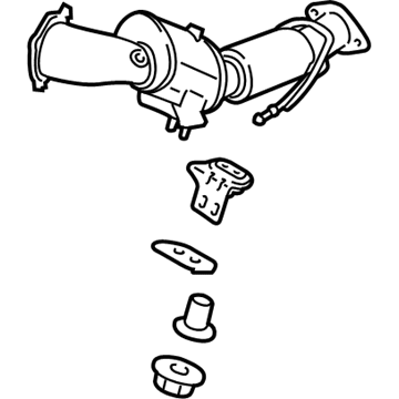 Ford Fusion Catalytic Converter - DG9Z-5E212-J