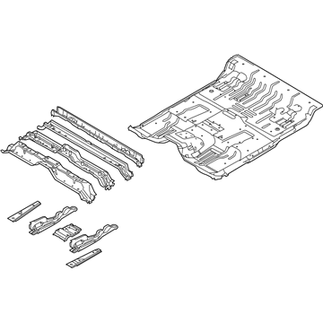 Ford BL3Z-1811135-B Pan Assembly - Floor