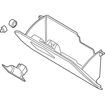 Ford 4L5Z-1006024-AAA Glove Box Assembly