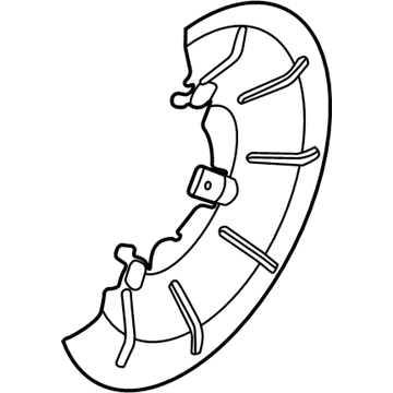 Ford Transit-150 Brake Backing Plate - KK3Z-2C028-E