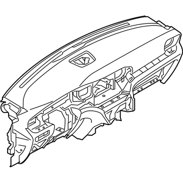 Ford LB5Z-7804320-AB Instrument Panel, Front
