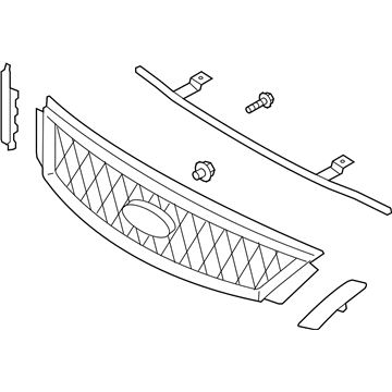 Ford 6G1Z-8200-A Grille Assembly