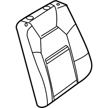 Mercury 6L2Z-7864416-BAC Seat Back Cover