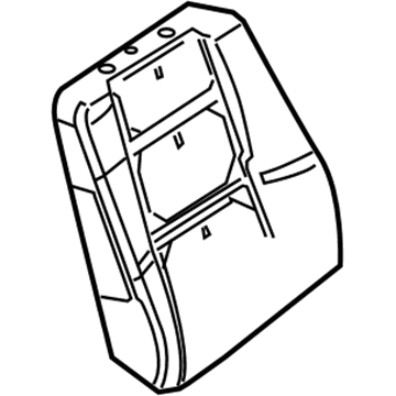 Mercury 6L2Z-7864810-AA Seat Back Pad