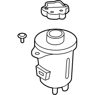 Ford HC3Z-3E764-D Power Steering Reservoir, Front