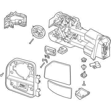 Ford PC3Z-17682-BA Mirror Assembly, Passenger Side