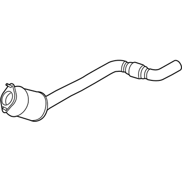 Ford JR3Z-5E212-G Catalytic Converter, Passenger Side