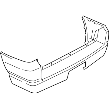 Ford Explorer Bumper - 6L2Z-17K835-EA