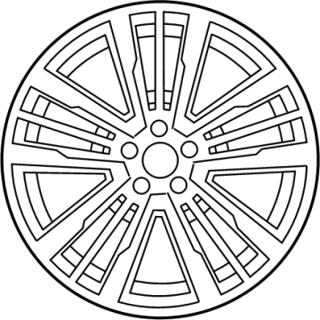 Ford FB5Z-1007-E Wheel, Alloy