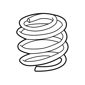 Ford DV6Z-5310-D Coil Spring, Purple/White, Front