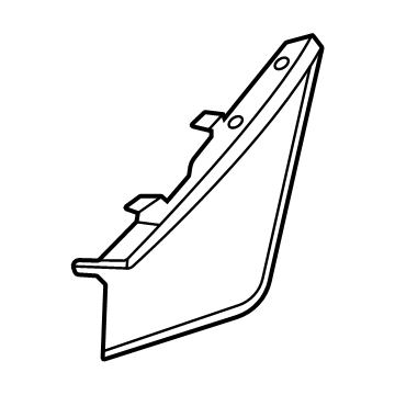 Ford M1PZ-16B074-A Side Shield, Front Passenger Side