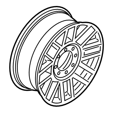 Ford HC3Z-1007-F Wheel, Alloy