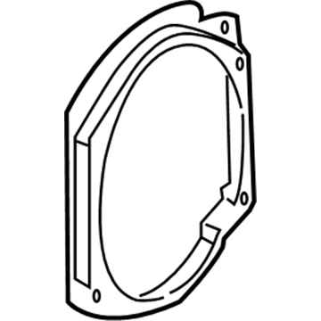 Mercury 5G1Z-18807-BB Front Driver Speaker Bracket