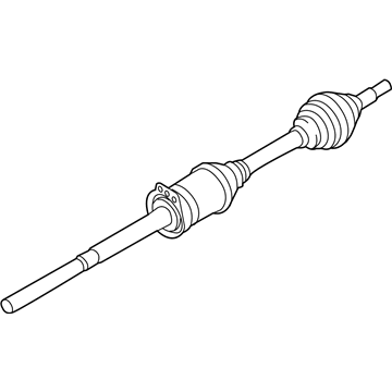 Ford Police Interceptor Utility Axle Shaft - FB5Z-3B436-G