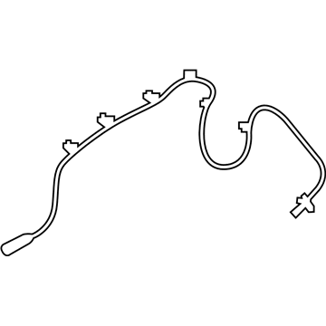 Ford DT4Z-2C205-AB ABS Sensor, Front Driver Side