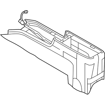Mercury Grand Marquis Center Console Base - 8W3Z-54045A36-AA