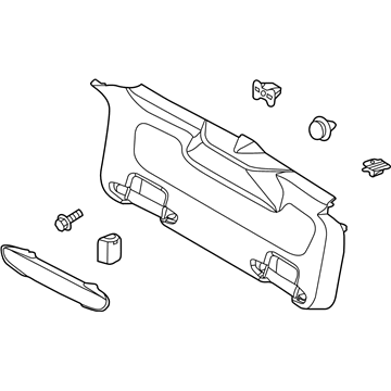 Ford F1EZ-5846404-AB Lift Gate Trim