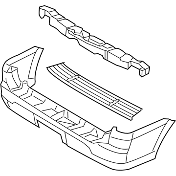 Lincoln Bumper - 2L7Z-17K835-CAA
