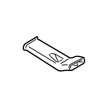 Ford EM2Z-19B680-B Outlet Duct, Outer Driver Side