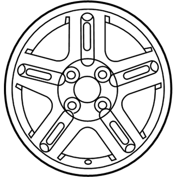 Ford Focus Spare Wheel - 3S4Z-1007-AB