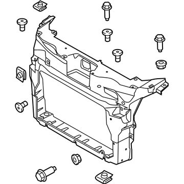 Ford FB5Z-16138-A Radiator Support, Front