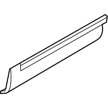 Ford Police Interceptor Utility Door Moldings - FB5Z-7825556-AA