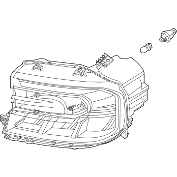Ford NZ6Z-13008-A Headlamp Assembly