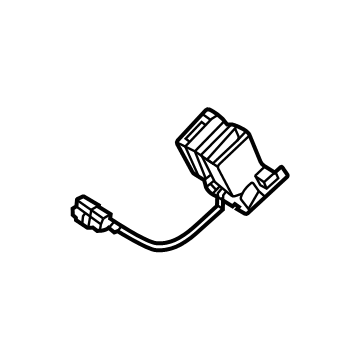 Ford M1PZ-7860045-AB Buckle, Rear