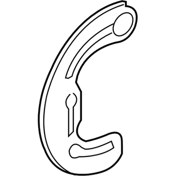 Ford 4L3Z-2K005-BA Splash Shield, Front Driver Side