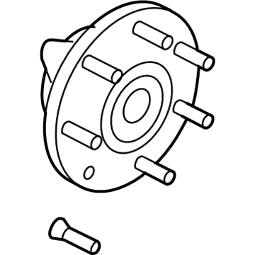 Ford G2MZ-1104-R Hub & Bearing, Front
