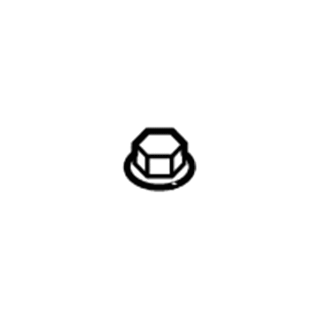 Ford -W707142-S437 Head Air Bag Nut